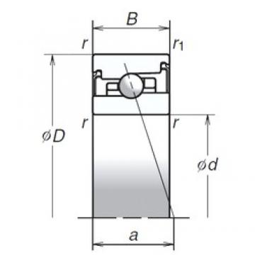 40 mm x 68 mm x 18 mm  NSK 40BNR20HV1V Rolamentos de precisão de Alta confiabilidade