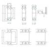 105 mm x 130 mm x 13 mm  SKF 71821 ACD/P4 Rolamentos de precisão de Alta confiabilidade