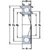 10 mm x 22 mm x 6 mm  SKF 71900 ACE/P4A Rolamentos de esferas de contacto angulares lubrificados com óleo de ar ecológico #2 small image