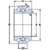 SKF BTW 150 CM/SP Rolamentos de esferas de contacto angular para motores e tornos