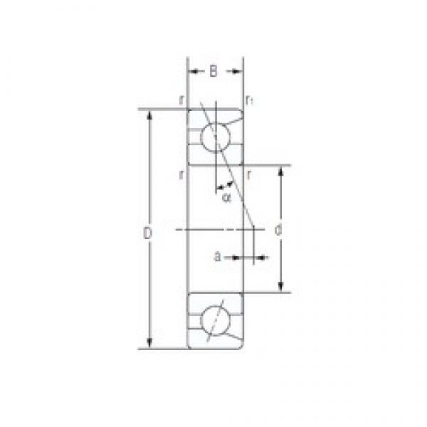 20 mm x 47 mm x 14 mm  NACHI 7204C Rolamentos de precisão de Alta capacidade de carga #2 image