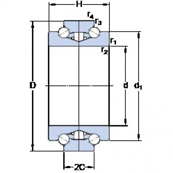 SKF BTW 150 CM/SP Rolamentos de esferas de contacto angular para motores e tornos #2 image