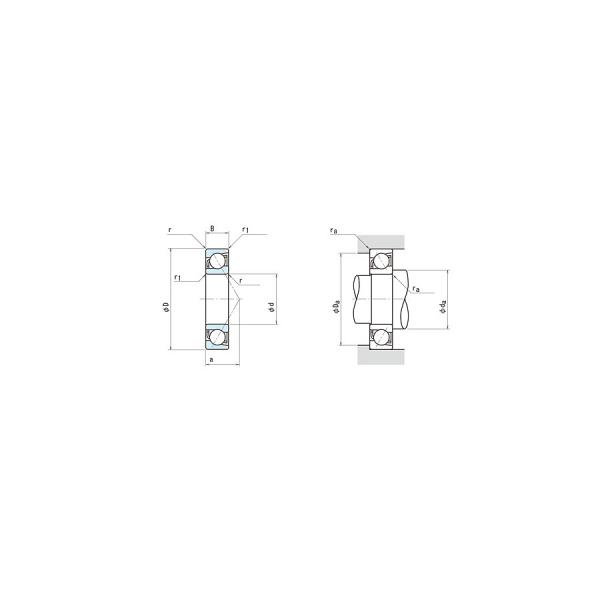 NSK 7020C Rolamentos de precisão de Alta confiabilidade #1 image